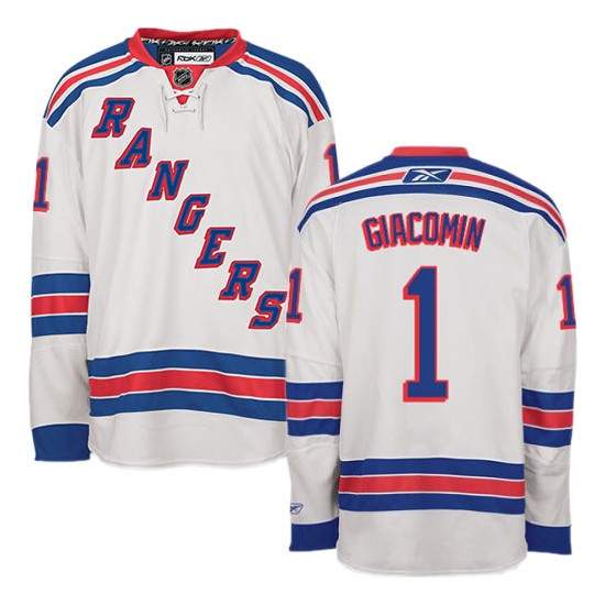 Eddie Giacomin New York Rangers Reebok 