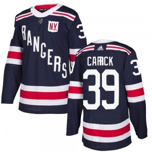 Sam Carrick New York Rangers Adidas Authentic Navy Blue 2018 Winter Classic Home Jersey