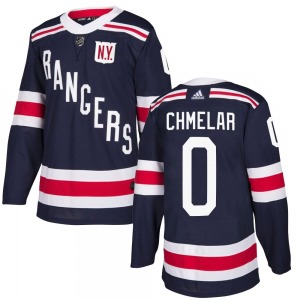 Jaroslav Chmelar New York Rangers Adidas Authentic Navy Blue 2018 Winter Classic Home Jersey