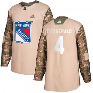 Casey Fitzgerald New York Rangers Adidas Authentic Camo Veterans Day Practice Jersey