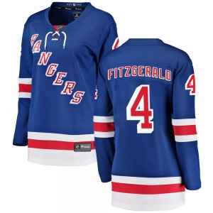 Women's Casey Fitzgerald New York Rangers Fanatics Branded Breakaway Blue Home Jersey