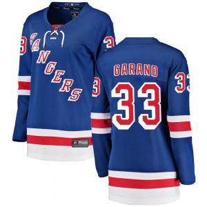 Women's Dylan Garand New York Rangers Fanatics Branded Breakaway Blue Home Jersey