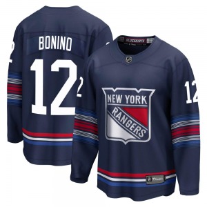 Youth Nick Bonino New York Rangers Fanatics Branded Premier Navy Breakaway Alternate Jersey