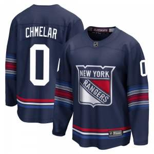 Youth Jaroslav Chmelar New York Rangers Fanatics Branded Premier Navy Breakaway Alternate Jersey