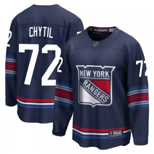 Youth Filip Chytil New York Rangers Fanatics Branded Premier Navy Breakaway Alternate Jersey