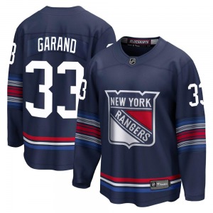 Youth Dylan Garand New York Rangers Fanatics Branded Premier Navy Breakaway Alternate Jersey