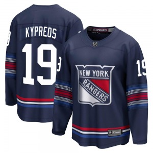 Youth Nick Kypreos New York Rangers Fanatics Branded Premier Navy Breakaway Alternate Jersey