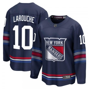 Youth Pierre Larouche New York Rangers Fanatics Branded Premier Navy Breakaway Alternate Jersey