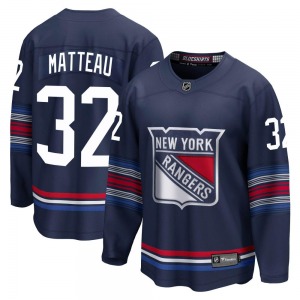 Youth Stephane Matteau New York Rangers Fanatics Branded Premier Navy Breakaway Alternate Jersey