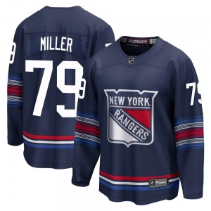 Youth K'Andre Miller New York Rangers Fanatics Branded Premier Navy Breakaway Alternate Jersey