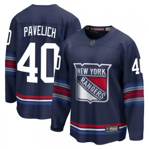 Youth Mark Pavelich New York Rangers Fanatics Branded Premier Navy Breakaway Alternate Jersey