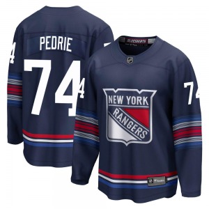 Youth Vince Pedrie New York Rangers Fanatics Branded Premier Navy Breakaway Alternate Jersey