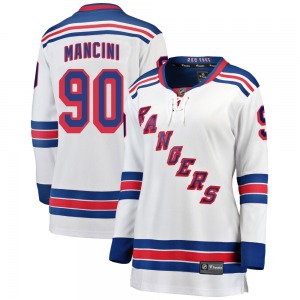 Women's Victor Mancini New York Rangers Fanatics Branded Breakaway White Away Jersey