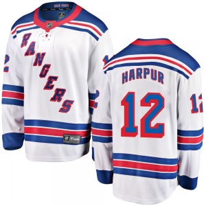 Ben Harpur New York Rangers Fanatics Branded Breakaway White Away Jersey