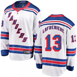 Alexis Lafreniere New York Rangers Fanatics Branded Breakaway White Away Jersey