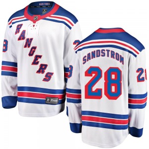 Tomas Sandstrom New York Rangers Fanatics Branded Breakaway White Away Jersey