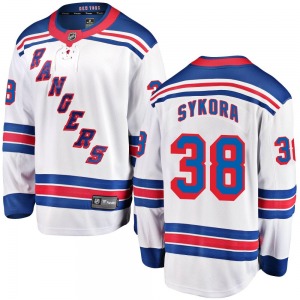 Adam Sykora New York Rangers Fanatics Branded Breakaway White Away Jersey