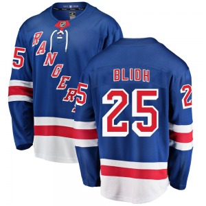 Anton Blidh New York Rangers Fanatics Branded Breakaway Blue Home Jersey