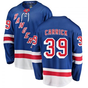 Sam Carrick New York Rangers Fanatics Branded Breakaway Blue Home Jersey