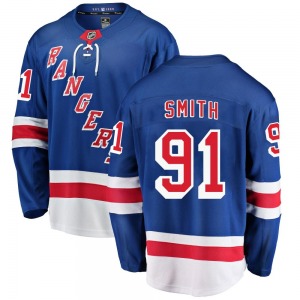 Reilly Smith New York Rangers Fanatics Branded Breakaway Blue Home Jersey