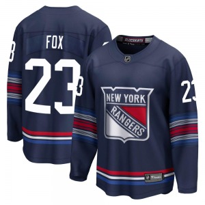 Adam Fox New York Rangers Fanatics Branded Premier Navy Breakaway Alternate Jersey