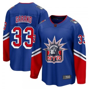 Dylan Garand New York Rangers Fanatics Branded Breakaway Royal Special Edition 2.0 Jersey