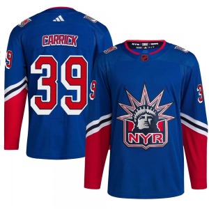 Sam Carrick New York Rangers Adidas Authentic Royal Reverse Retro 2.0 Jersey