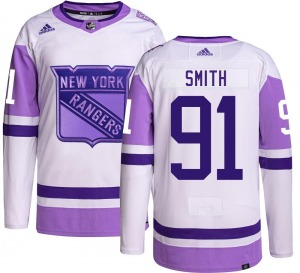 Reilly Smith New York Rangers Adidas Authentic Hockey Fights Cancer Jersey