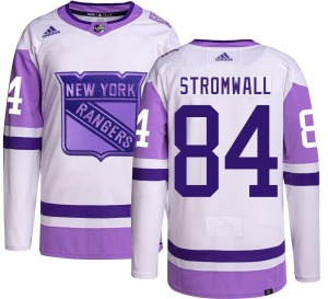 Malte Stromwall New York Rangers Adidas Authentic Hockey Fights Cancer Jersey