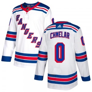 Youth Jaroslav Chmelar New York Rangers Adidas Authentic White Jersey