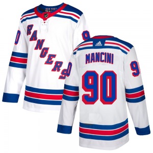 Youth Victor Mancini New York Rangers Adidas Authentic White Jersey