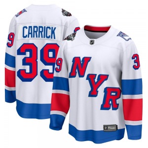 Sam Carrick New York Rangers Fanatics Branded Breakaway White 2024 Stadium Series Jersey