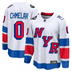 Jaroslav Chmelar New York Rangers Fanatics Branded Breakaway White 2024 Stadium Series Jersey