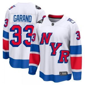 Dylan Garand New York Rangers Fanatics Branded Breakaway White 2024 Stadium Series Jersey