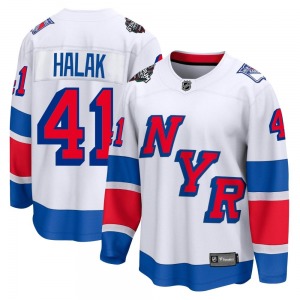 Jaroslav Halak New York Rangers Fanatics Branded Breakaway White 2024 Stadium Series Jersey