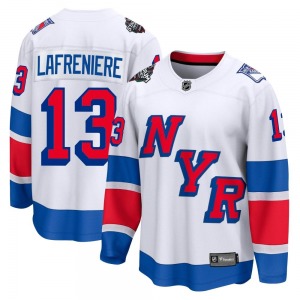 Alexis Lafreniere New York Rangers Fanatics Branded Breakaway White 2024 Stadium Series Jersey