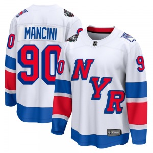 Victor Mancini New York Rangers Fanatics Branded Breakaway White 2024 Stadium Series Jersey