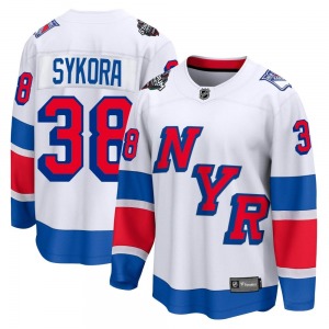 Adam Sykora New York Rangers Fanatics Branded Breakaway White 2024 Stadium Series Jersey