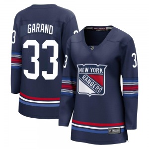 Women's Dylan Garand New York Rangers Fanatics Branded Premier Navy Breakaway Alternate Jersey