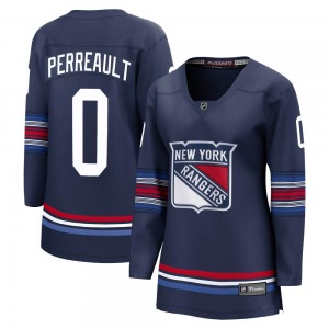 Women's Gabriel Perreault New York Rangers Fanatics Branded Premier Navy Breakaway Alternate Jersey