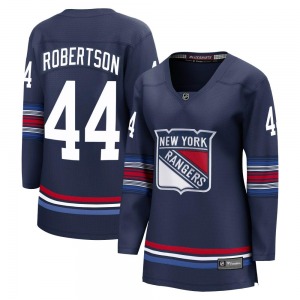 Women's Matthew Robertson New York Rangers Fanatics Branded Premier Navy Breakaway Alternate Jersey