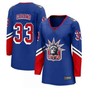 Women's Dylan Garand New York Rangers Fanatics Branded Breakaway Royal Special Edition 2.0 Jersey