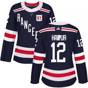 Women's Ben Harpur New York Rangers Adidas Authentic Navy Blue 2018 Winter Classic Home Jersey