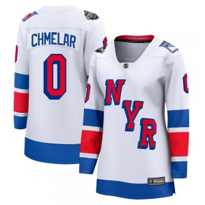 Women's Jaroslav Chmelar New York Rangers Fanatics Branded Breakaway White 2024 Stadium Series Jersey