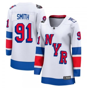 Women's Reilly Smith New York Rangers Fanatics Branded Breakaway White 2024 Stadium Series Jersey