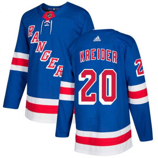 Chris Kreider New York Rangers Adidas Authentic Royal Jersey On Sale